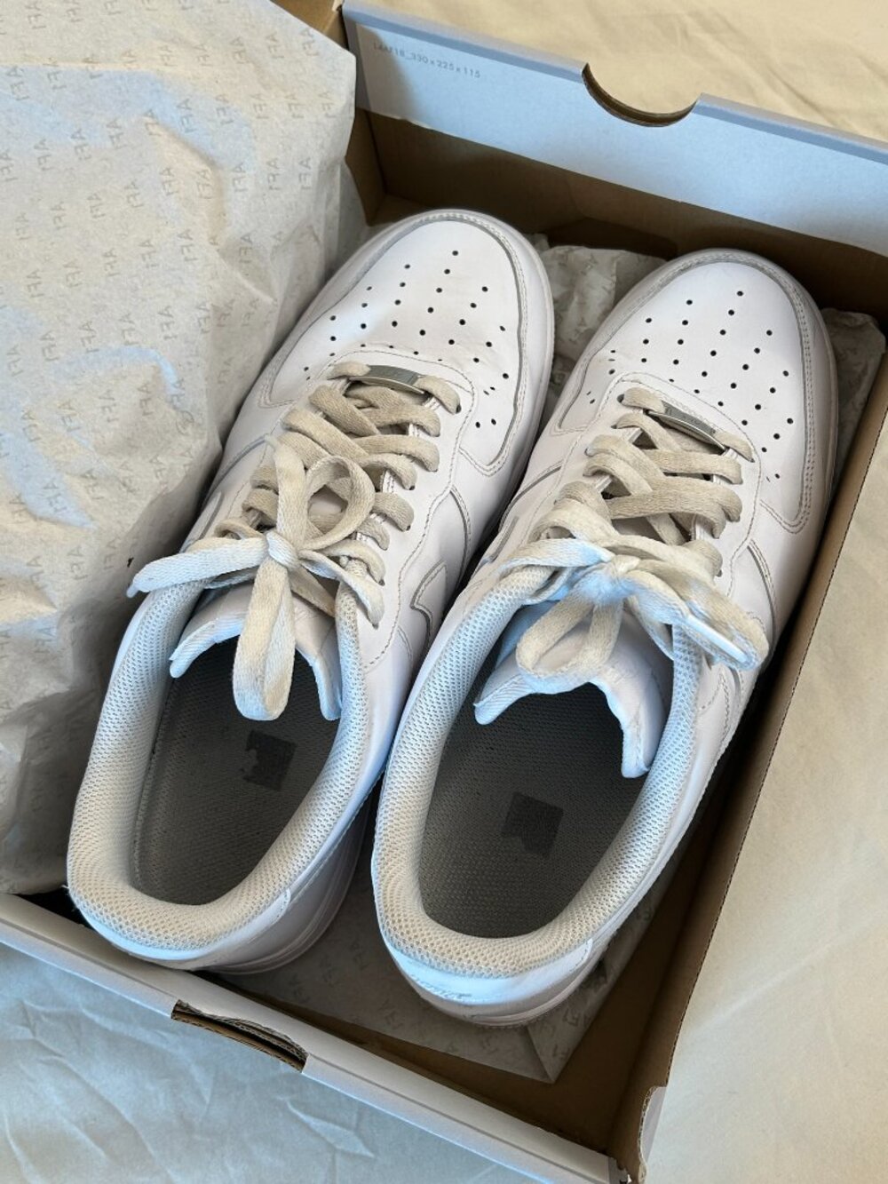 Nike Air Force Ones Used AF1 White - Picture 10 of 10